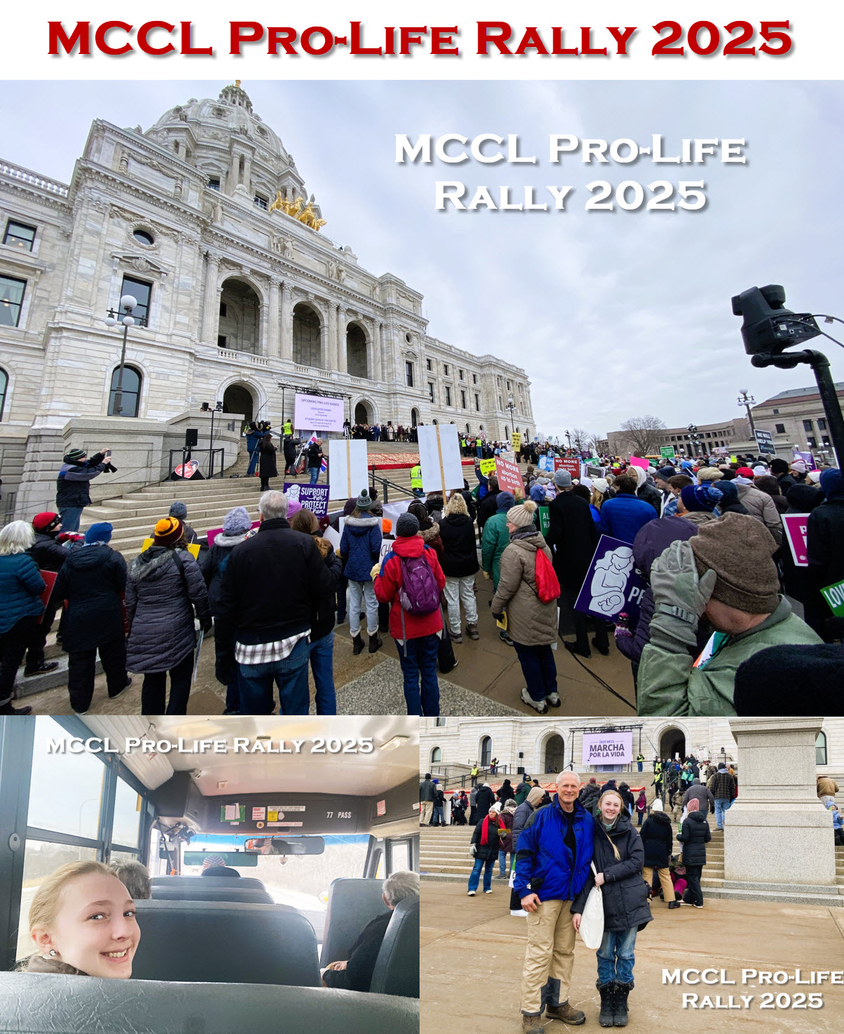 Successful ProLife Rally at Cathedral and Capital